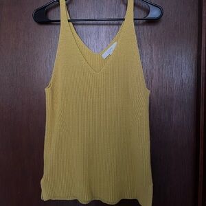 Yellow Sweater Tank